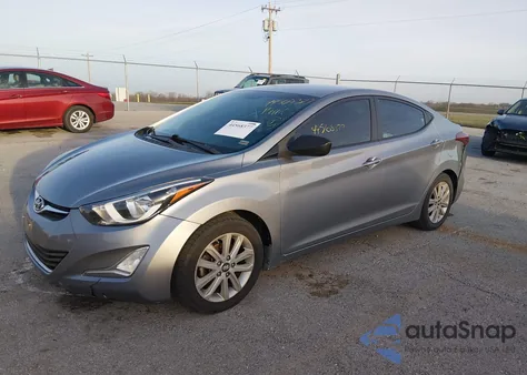 2014 Hyundai Elantra Se from USA, damaged, VIN KMHDH4AE6EU152954